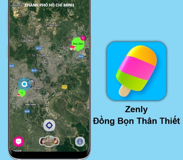 Zenly là phần mềm theo dõi người yêu bằng định vị GPS